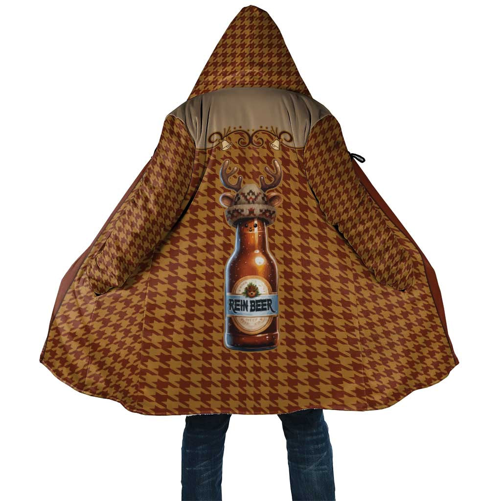 Western Yoke Cloak Rein Beer Christmas Houndstooth Patterns - Wonder Print Shop