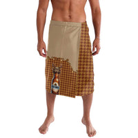 Western Yoke Lavalava Rein Beer Christmas Houndstooth Patterns - Wonder Print Shop