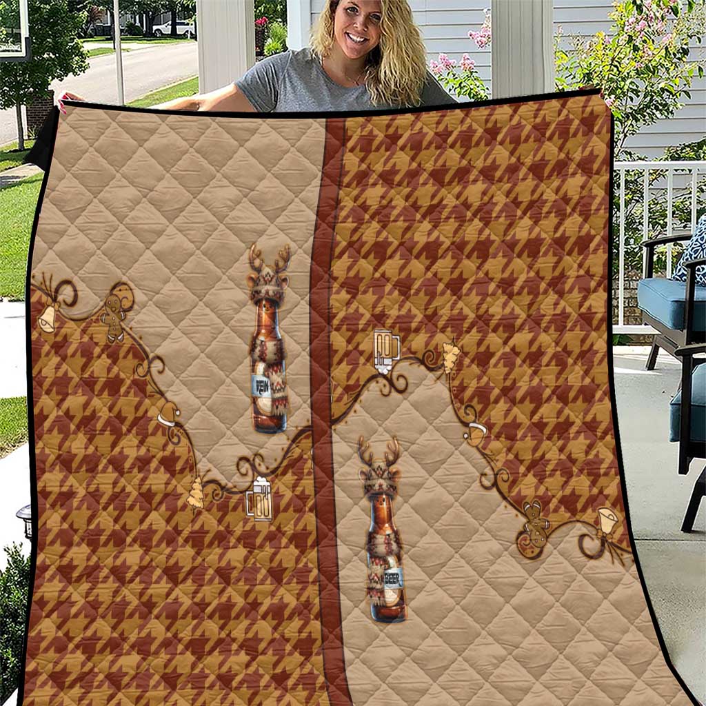 Western Yoke Quilt Rein Beer Christmas Houndstooth Patterns - Wonder Print Shop