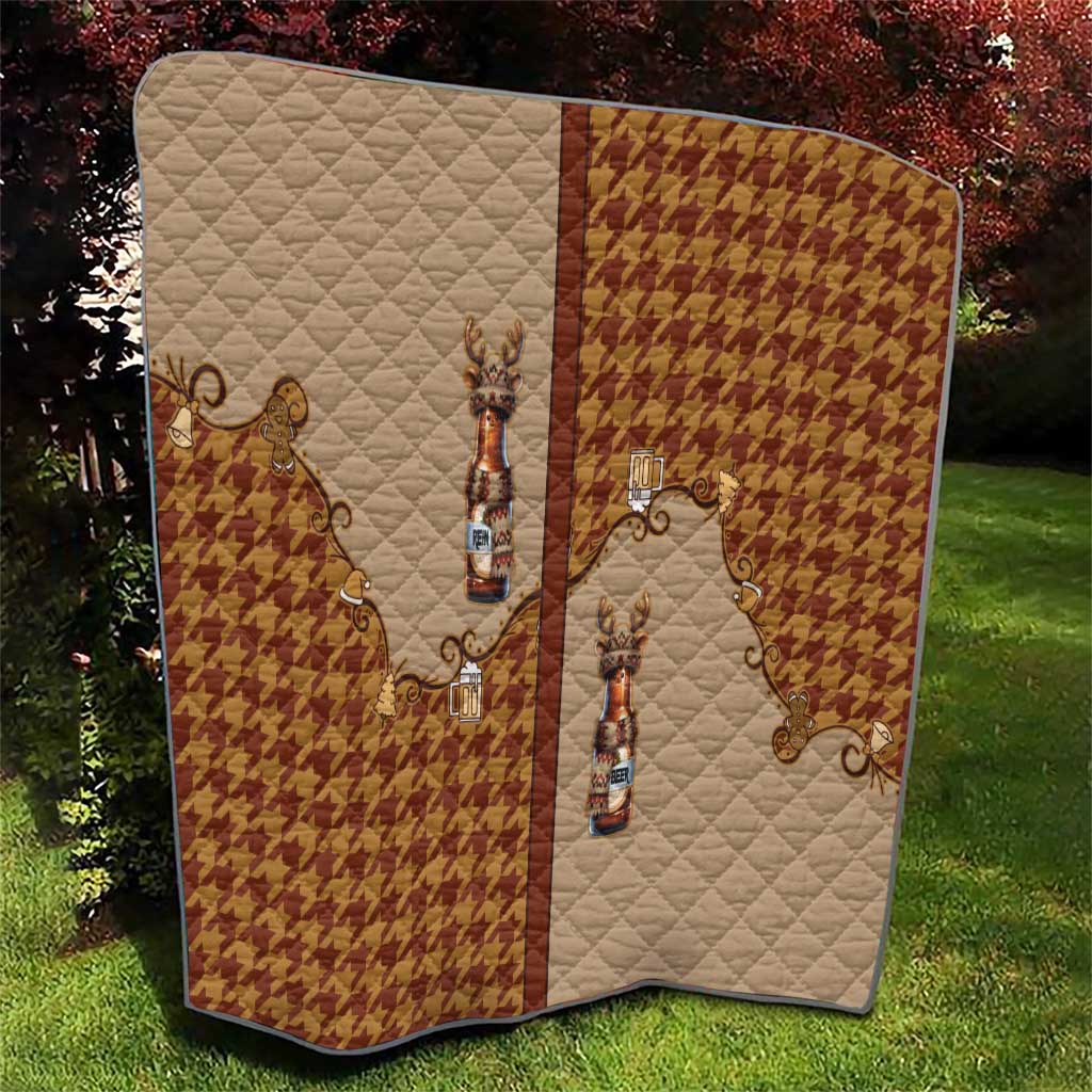 Western Yoke Quilt Rein Beer Christmas Houndstooth Patterns - Wonder Print Shop