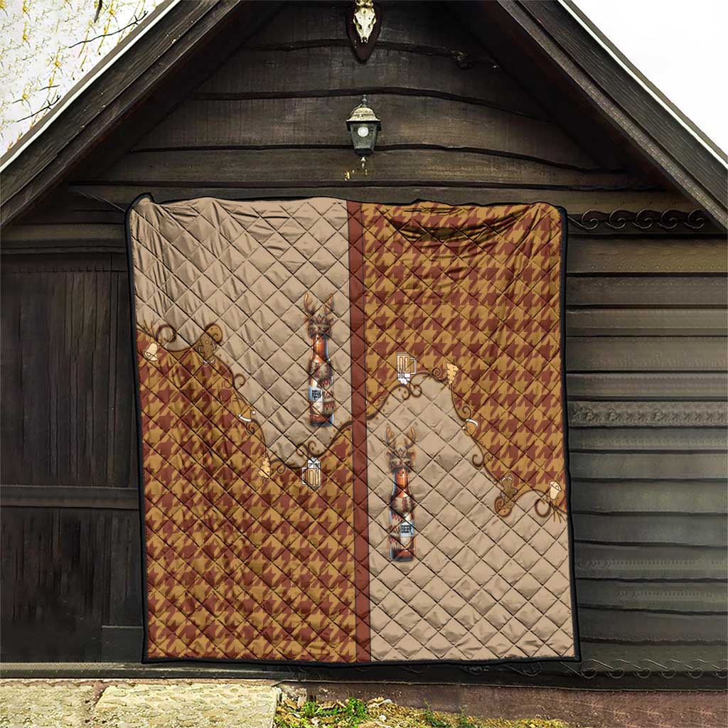Western Yoke Quilt Rein Beer Christmas Houndstooth Patterns - Wonder Print Shop