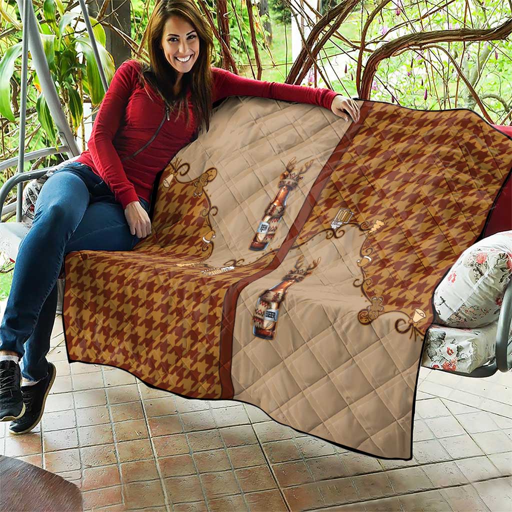 Western Yoke Quilt Rein Beer Christmas Houndstooth Patterns - Wonder Print Shop