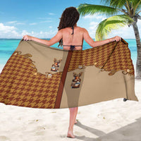 Western Yoke Sarong Rein Beer Christmas Houndstooth Patterns - Wonder Print Shop