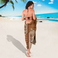 Western Yoke Sarong Rein Beer Christmas Houndstooth Patterns - Wonder Print Shop