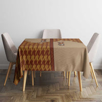 Western Yoke Tablecloth Rein Beer Christmas Houndstooth Patterns - Wonder Print Shop