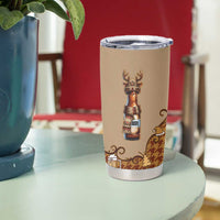 Western Yoke Tumbler Cup Rein Beer Christmas Houndstooth Patterns - Wonder Print Shop