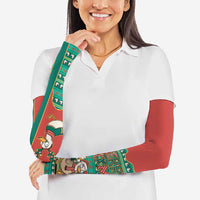 Western Yoke Arm Sleeves Merry Duckmas Funny Style - Wonder Print Shop