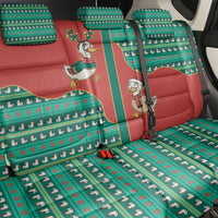 Western Yoke Back Car Seat Cover Merry Duckmas Funny Style - Wonder Print Shop