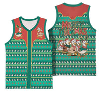 Western Yoke Basketball Jersey Merry Duckmas Funny Style - Wonder Print Shop