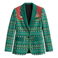 Western Yoke Blazer Merry Duckmas Funny Style - Wonder Print Shop
