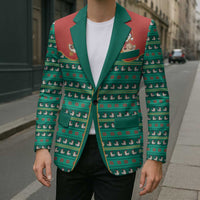 Western Yoke Blazer Merry Duckmas Funny Style - Wonder Print Shop