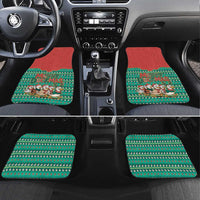 Western Yoke Car Mats Merry Duckmas Funny Style - Wonder Print Shop