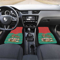 Western Yoke Car Mats Merry Duckmas Funny Style - Wonder Print Shop