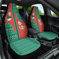 Western Yoke Car Seat Cover Merry Duckmas Funny Style - Wonder Print Shop
