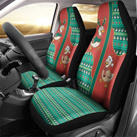 Western Yoke Car Seat Cover Merry Duckmas Funny Style - Wonder Print Shop