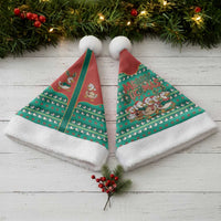 Western Yoke Christmas Santa Hat Merry Duckmas Funny Style - Wonder Print Shop