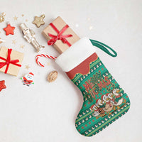 Western Yoke Christmas Stocking Merry Duckmas Funny Style - Wonder Print Shop