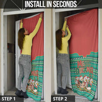 Western Yoke Door Cover Merry Duckmas Funny Style - Wonder Print Shop