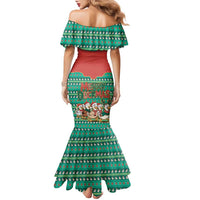 Western Yoke Family Matching Mermaid Dress and Hawaiian Shirt Merry Duckmas Funny Style - Wonder Print Shop