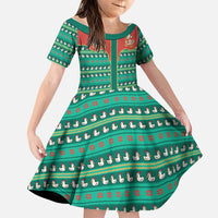 Western Yoke Family Matching Summer Maxi Dress and Hawaiian Shirt Merry Duckmas Funny Style - Wonder Print Shop