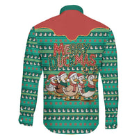Western Yoke Family Matching Tank Maxi Dress and Hawaiian Shirt Merry Duckmas Funny Style - Wonder Print Shop