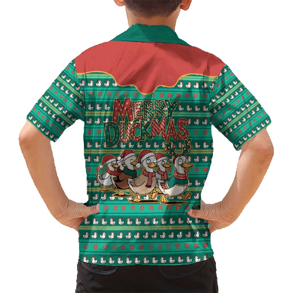 Western Yoke Hawaiian Shirt Merry Duckmas Funny Style - Wonder Print Shop