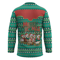 Western Yoke Hockey Jersey Merry Duckmas Funny Style - Wonder Print Shop