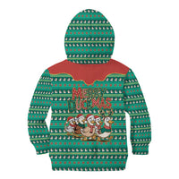 Western Yoke Kid Hoodie Merry Duckmas Funny Style - Wonder Print Shop