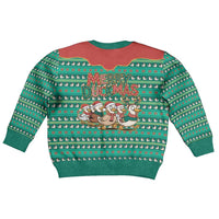 Western Yoke Kid Ugly Christmas Sweater Merry Duckmas Funny Style - Wonder Print Shop