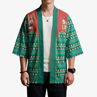 Western Yoke Kimono Merry Duckmas Funny Style - Wonder Print Shop