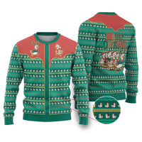Western Yoke Ugly Christmas Sweater Merry Duckmas Funny Style - Wonder Print Shop