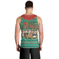 Western Yoke Men Tank Top Merry Duckmas Funny Style - Wonder Print Shop