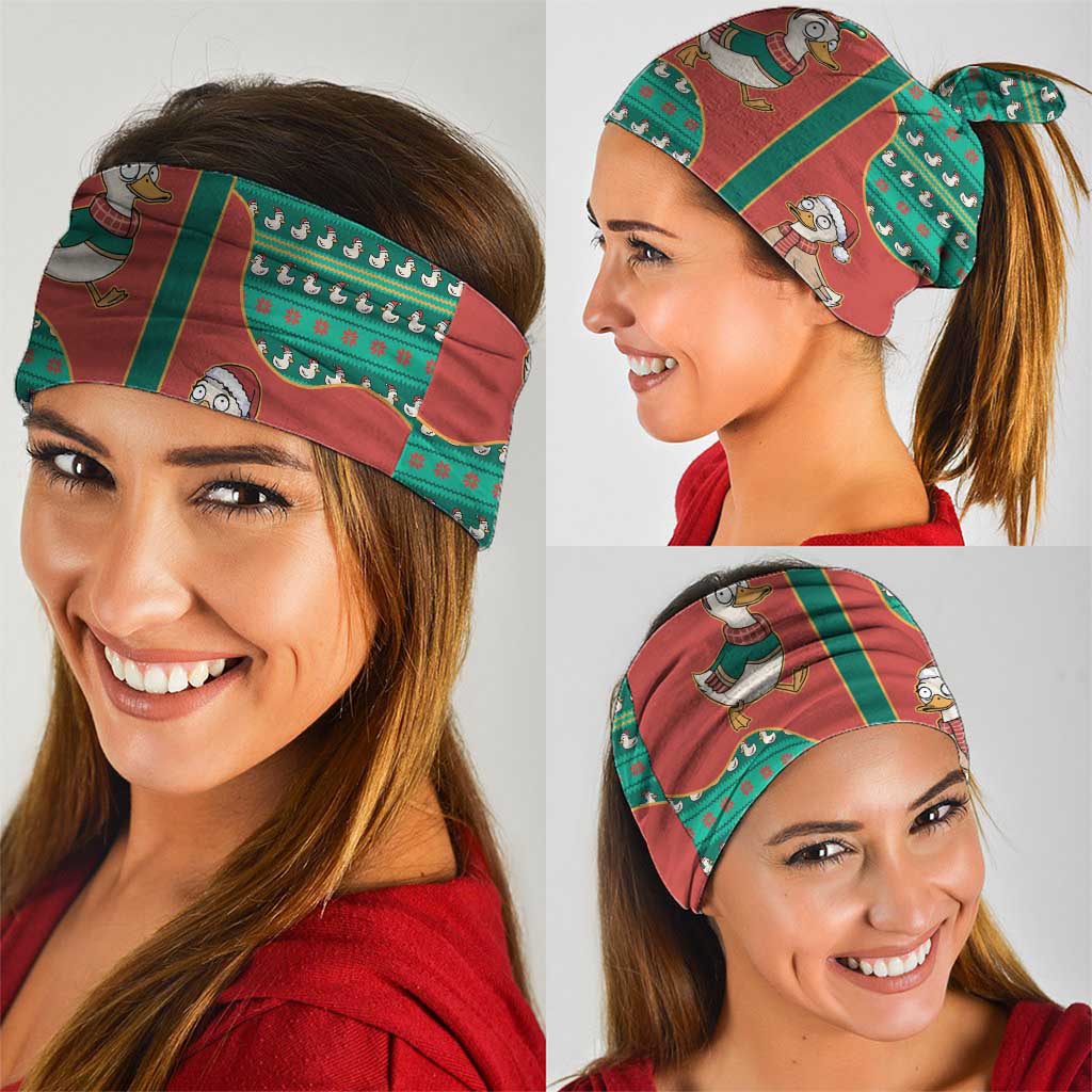 Western Yoke Neck Gaiter Merry Duckmas Funny Style - Wonder Print Shop