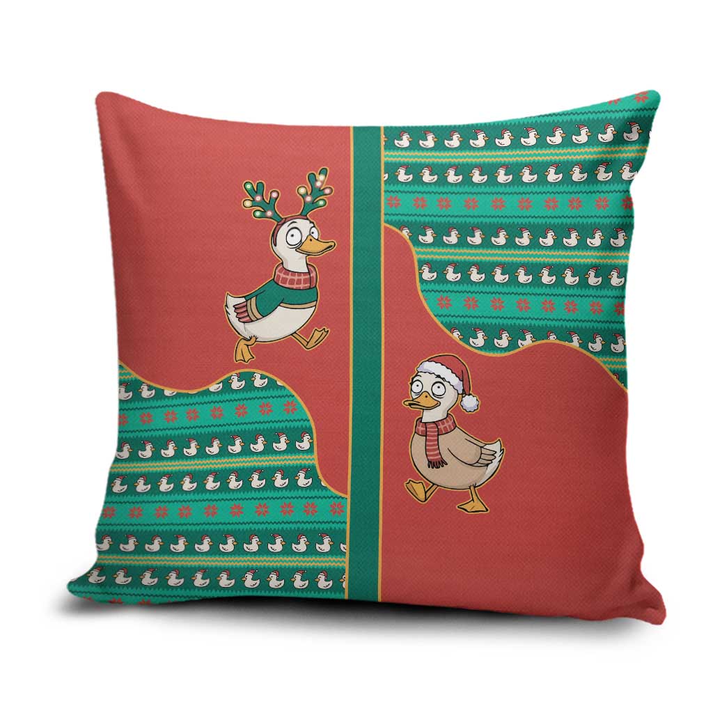 Western Yoke Pillow Cover Merry Duckmas Funny Style - Wonder Print Shop