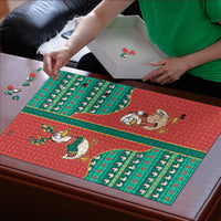 Western Yoke Puzzle Merry Duckmas Funny Style - Wonder Print Shop
