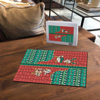 Western Yoke Puzzle Merry Duckmas Funny Style - Wonder Print Shop