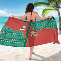 Western Yoke Sarong Merry Duckmas Funny Style - Wonder Print Shop