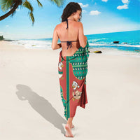 Western Yoke Sarong Merry Duckmas Funny Style - Wonder Print Shop