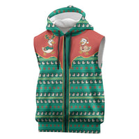 Western Yoke Sleeveless Zip Hoodie Merry Duckmas Funny Style - Wonder Print Shop