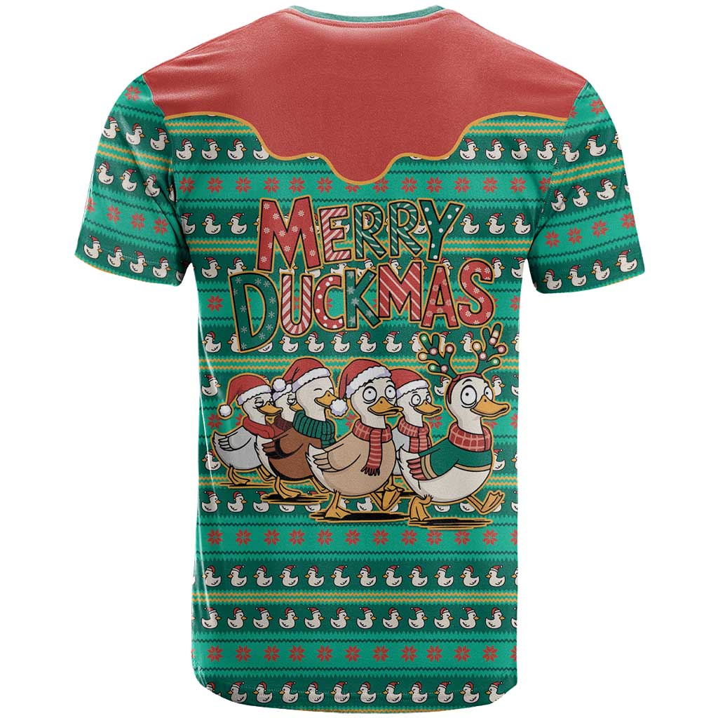 Western Yoke T Shirt Merry Duckmas Funny Style - Wonder Print Shop