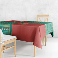 Western Yoke Tablecloth Merry Duckmas Funny Style - Wonder Print Shop