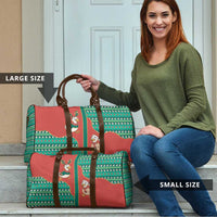Western Yoke Travel Bag Merry Duckmas Funny Style - Wonder Print Shop