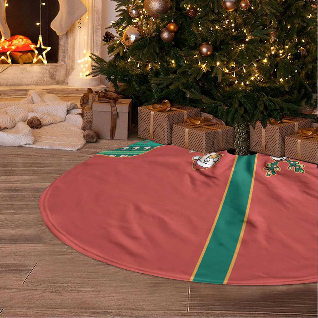 Western Yoke Tree Skirt Merry Duckmas Funny Style - Wonder Print Shop