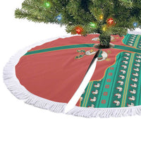 Western Yoke Tree Skirt Merry Duckmas Funny Style - Wonder Print Shop