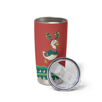 Western Yoke Tumbler Cup Merry Duckmas Funny Style - Wonder Print Shop