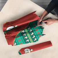 Western Yoke Umbrella Merry Duckmas Funny Style - Wonder Print Shop
