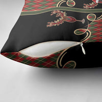Western Yoke Pillow Cover Wine Deer Christmas Argyle Patterns - Wonder Print Shop