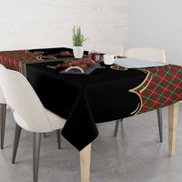 Western Yoke Tablecloth Wine Deer Christmas Argyle Patterns - Wonder Print Shop