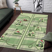 Western Yoke Area Rug Frog Christmas Cute Style - Wonder Print Shop