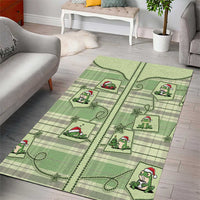 Western Yoke Area Rug Frog Christmas Cute Style - Wonder Print Shop